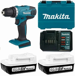 Безударная аккумуляторная дрель-шуруповерт Makita DF347DWE