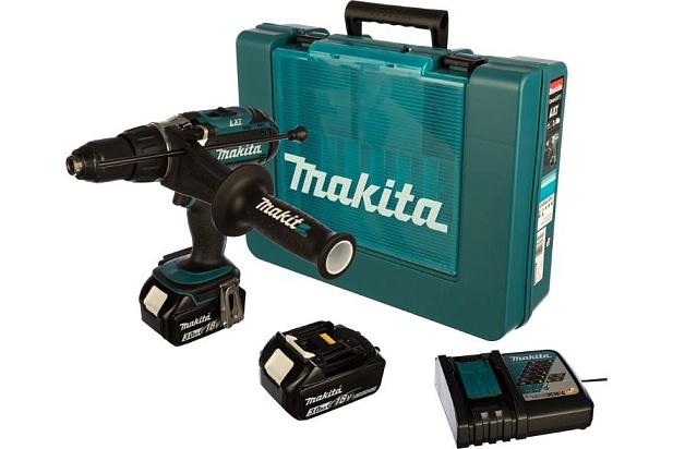 Аккумуляторная ударная дрель-шуруповерт Makita DHP451RFE